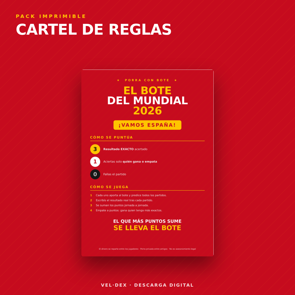 El Bote del Mundial 2026