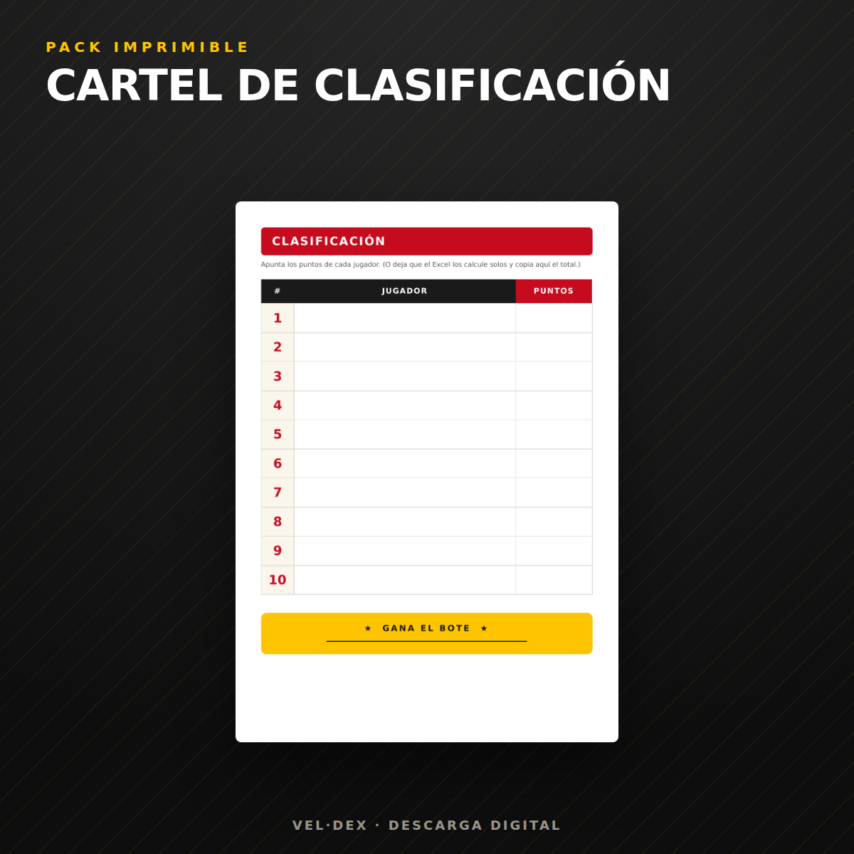 El Bote del Mundial 2026